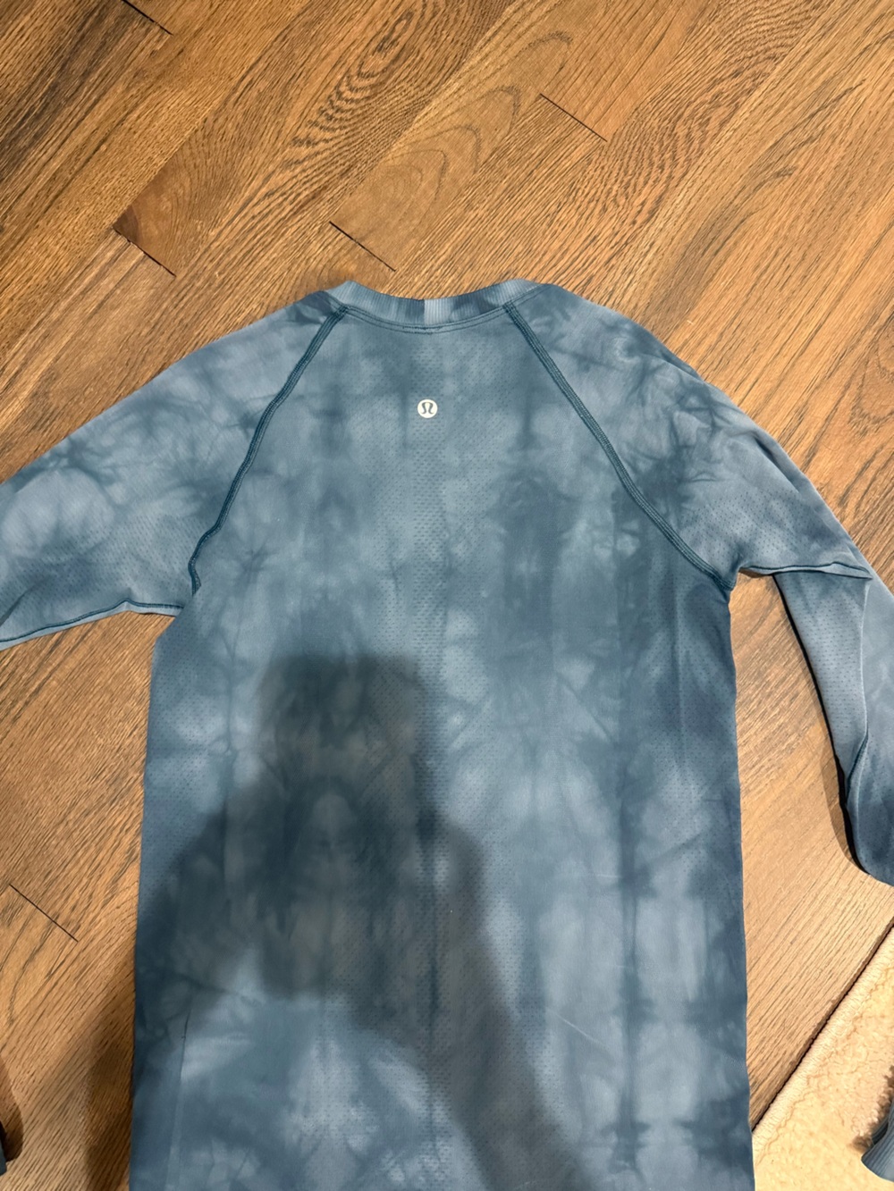 lululemon athletica Blue Tie-Dye Long Sleeve Tee
